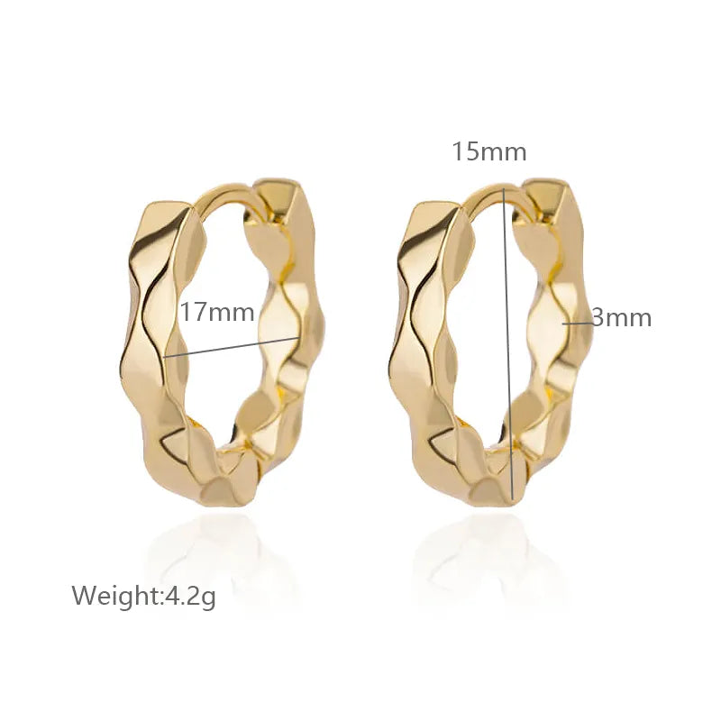 AXIOM HOOP EARRING - Zaneil Luxe