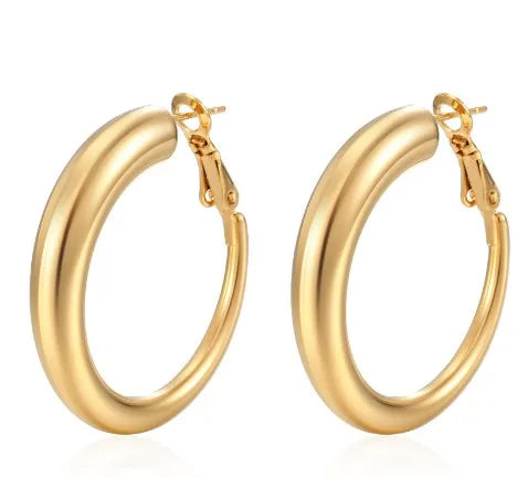 HALO HOOP EARRING - Zaneil Luxe