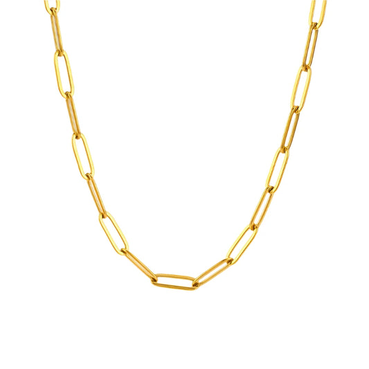 SIMPLE CHAIN NECKLACE - Zaneil Luxe